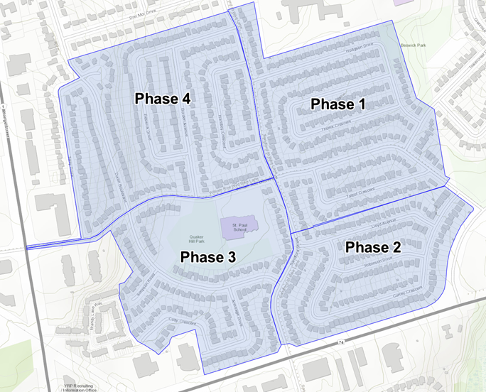 Quaker Hill Phases Map